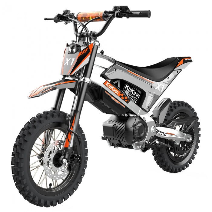 Motocykl elektryczny KuKirin X1, silnik o średniej mocy 1000 W, akumulator 48 V 20,8 Ah, opony terenowe 14/12 cali